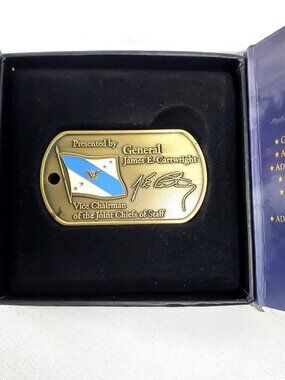 General James E. Cartwright Vice Chairman Joint Chiefs Of Staff Challenge Coin